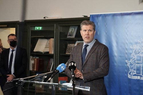 Bjarni Benediktsson formaður Sjálfstæðisflokks. Mynd: Bára Huld Beck.