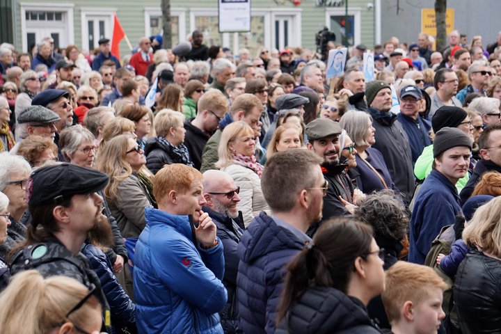 1. maí 2019 - Hópur af fólki