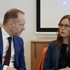 Guðmundur Ingi Guðbrandsson er varaformaður Vinstri grænna og Katrín Jakobsdóttir formaður hans.