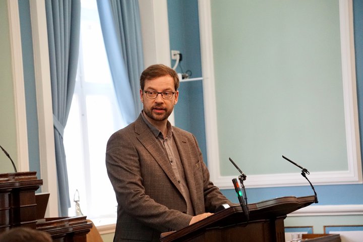 Björn Leví Gunnarsson, þingmaður Pírata.