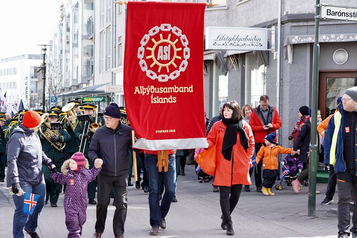 1. maí kröfuganga 2018.