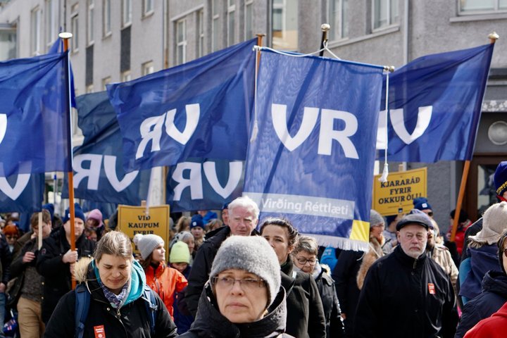 VR - Kröfuganga 1. maí 2018