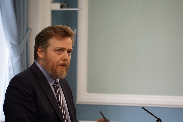 Sigmundur Davíð Gunnlaugsson, formaður Miðflokksins.