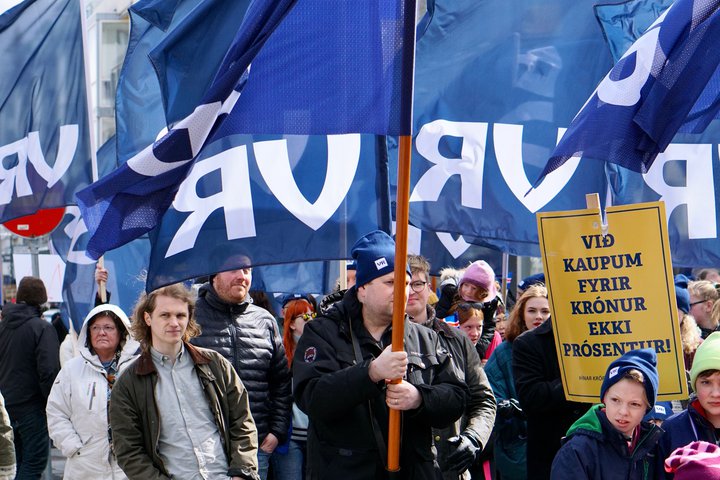 VR - Kröfuganga 1. maí 2018