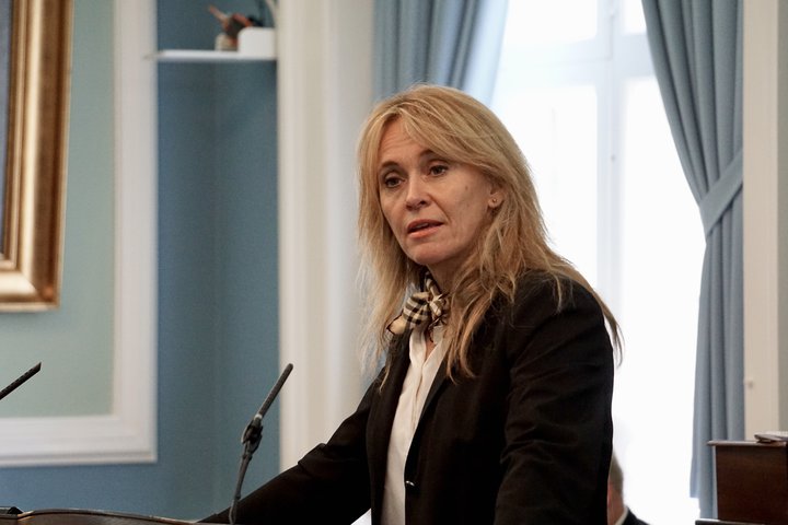 Þorgerður Katrín Gunnarsdóttir, formaður Viðreisnar.