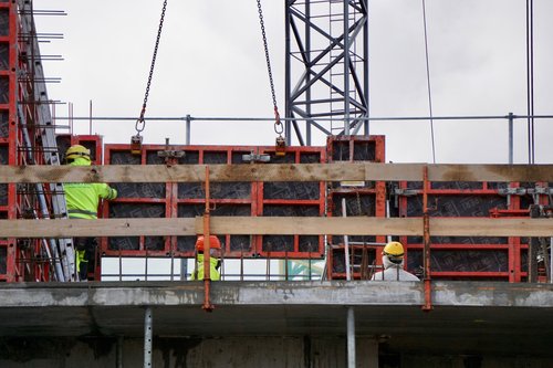Menn við vinnu Mynd: Birgir Þór
