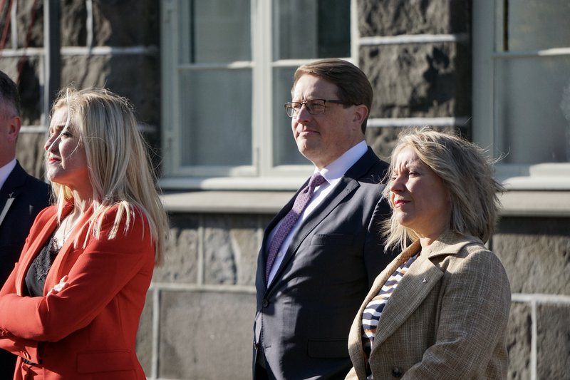Birgir Ármannsson og Sigríður Á. Andersen við þingsetningu í október 2020. Mynd: Bára Huld Beck