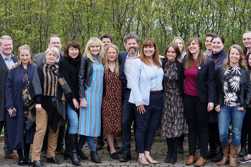 Samfylking, Píratar, Vinstri græn og Viðreisn mynduðu meirihluta í Reykjavíkurborg í fyrra. Mynd: Bára Huld Beck.