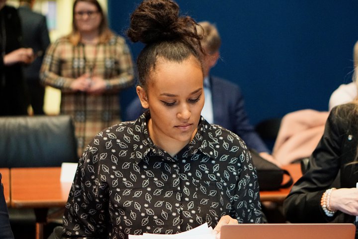 Sanna Magdalena Mörtudóttir, borgarfulltrúi Sósíalistaflokksins.