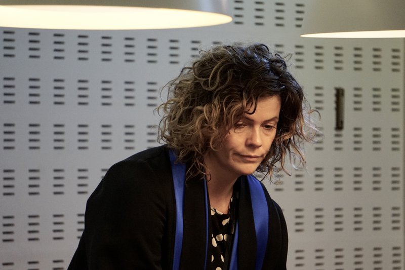 Kolbrún Benediktsdóttir, fulltrúi ákæruvaldsins, fer fram á ævilangt fangelsi verði Marek fundinn sekur og sakhæfur. Mynd: Bára Huld Beck