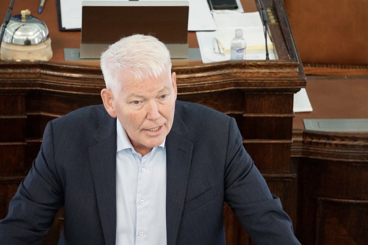 Jón Steindór Valdimarsson, þingmaður Viðreisnar.