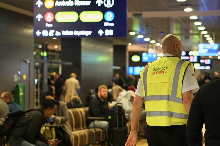 Öryggisvörður í Leifsstöð