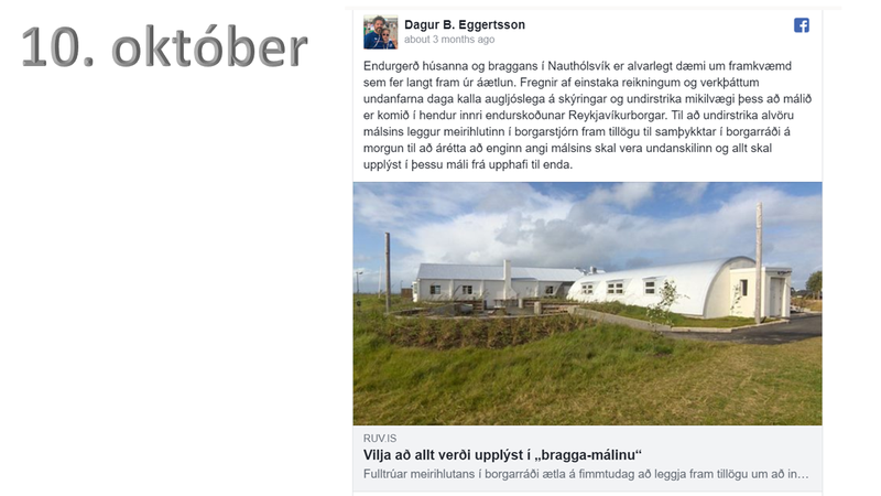 Vinir dags hjá RÚV gerðu frétt með yfirlýsingu hans sama dag og málið með stráin kom upp