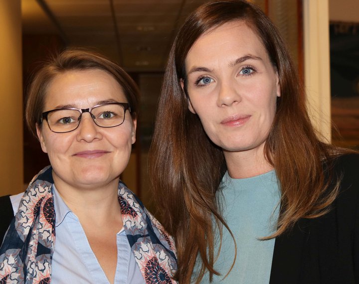 Drífa Snædal og Sonja Ýr Þorbergsdóttir