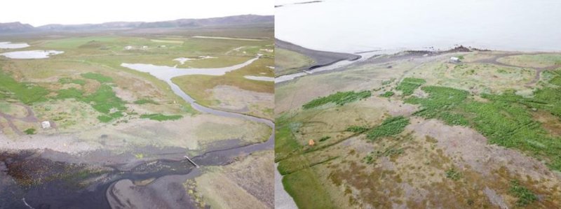 Yfirlitsmyndir yfir fyrirhugað framkvæmdarsvæði. Mynd: Úr matsskýrslu