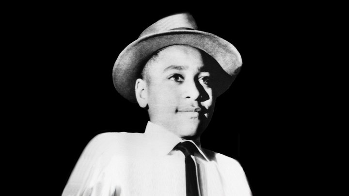 Emmett Till á jólunum árið 1954. Þá var hann þrettán ára.