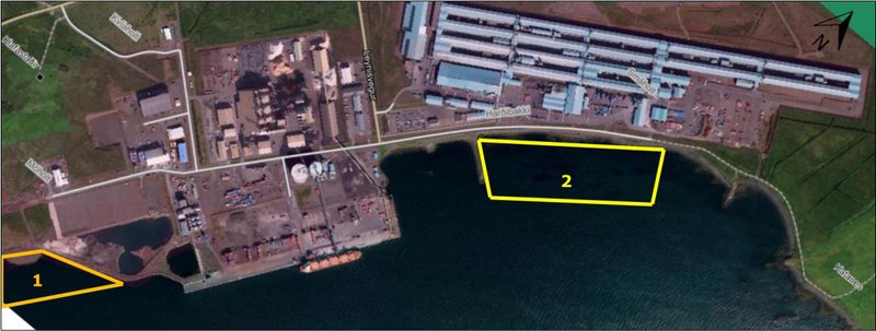 Norðurál og Elkem vilja útbúa tvær nýjar flæðigryfjur á Grundartanga. Mynd: Úr matsáætlun