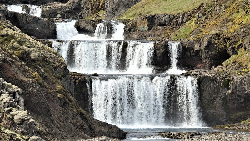Fossar á Hraunasvæðinu. Mynd: Aðsend