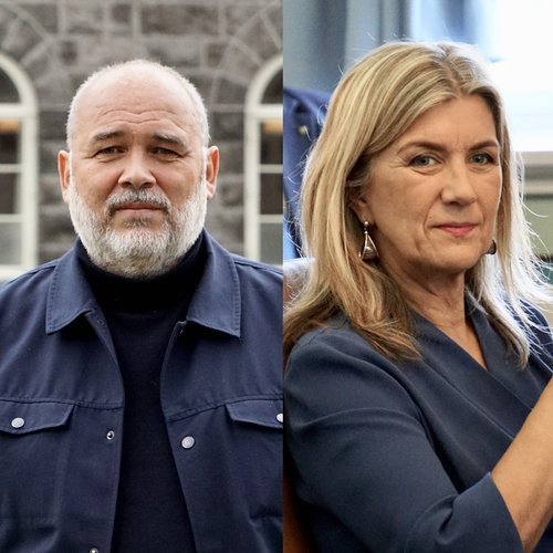 Auk Lilju voru þau Logi Einarsson og Hanna Katrín Friðriksson gestir Vikulokanna. Myndir: Bára Huld Beck.