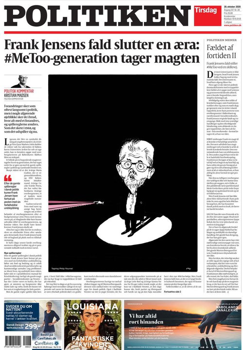 Fall Franks markar endalok ákveðins tímabils, segir í umfjöllun Politiken.