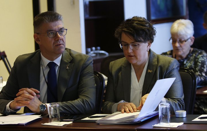 Anna Kolbrún Árnadóttir og Gunnar Bragi Sveinsson, þingmenn Miðflokksins