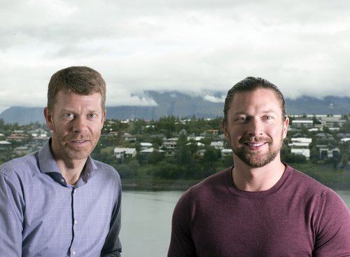 Garðar Þorvarðsson og Justin Magnuson Mynd: Aðsend
