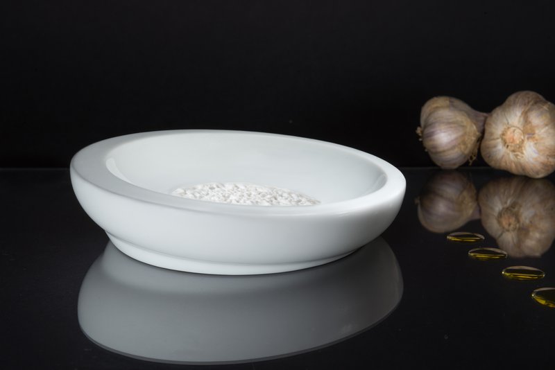 Hvítlauksolíuskálin Mynd: Aðsend