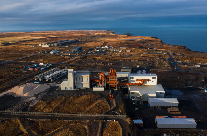 Frá Helguvík á Suðurnesjum