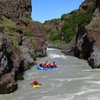 Flúðasiglingar í jökulsánum í SKagafirði eru undirstaða ferðaþjónustu á svæðinu.