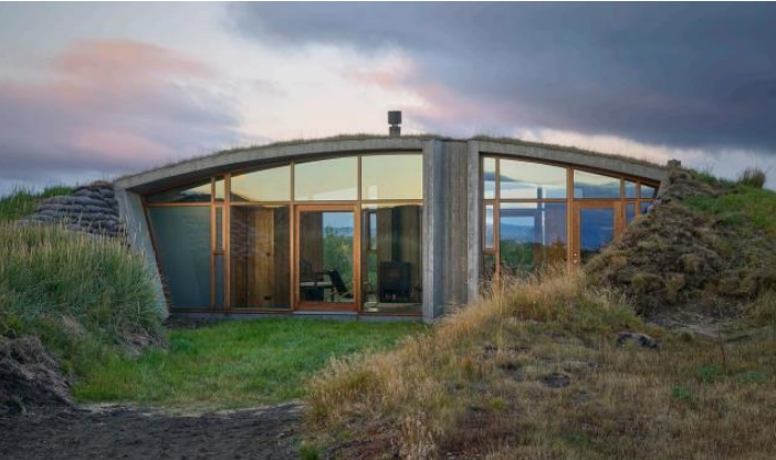 Ein hugmynd að smáhýsi eða íbúðarhúsi. Mynd: Úr skýrslu