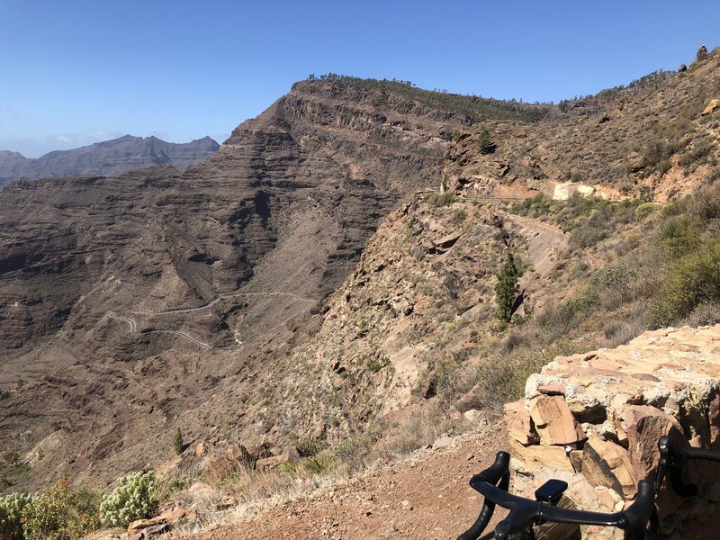 Það er ekki síður gaman að kynnast fjöllunum en ströndinni á Kanarí.