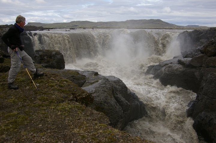 Tveir fossar, Faxi og Lambhagafoss, yrðu fyrir áhrifum af hinni fyrirhuguðu virkjun í Hverfisfljóti.