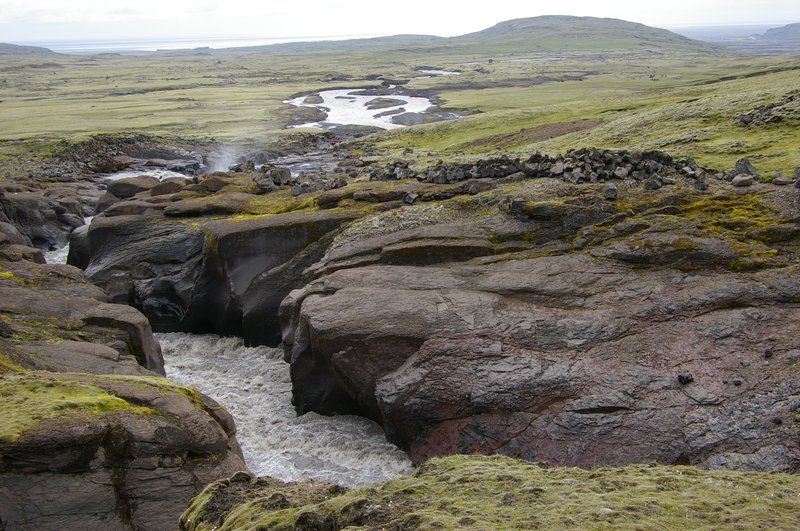 Hverfisfljót rennur um gljúfur sem myndaðist í Skaftáreldunum. Mynd: Eldvötn - samtök um náttúruvernd í Skaftárhreppi
