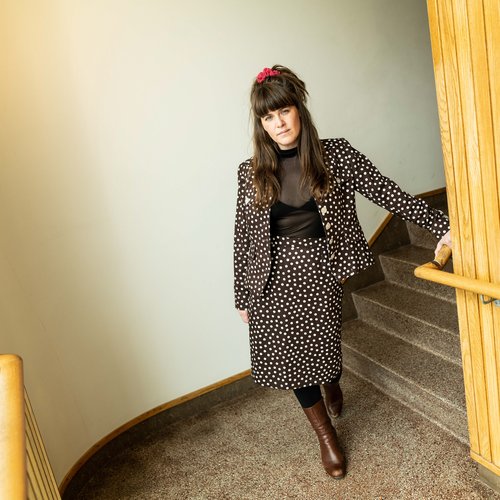 Jana Maren Óskarsdóttir, annar eigandi hringrásarverslunarinnar Hringekjunnar. Mynd: Aðsend