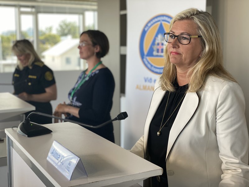 Alma Möller landlæknir. Mynd: Lögreglan