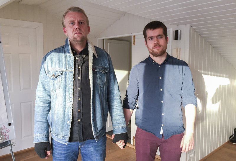 Helgi Seljan í Grettistaki.