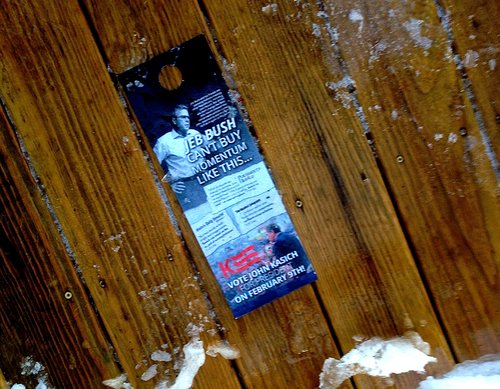 Frosinn bæklingur á verönd í Rochester.