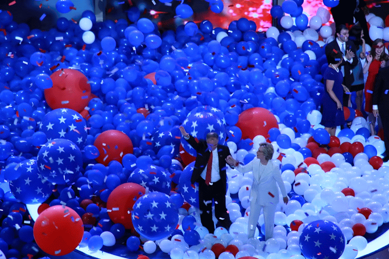 Skemmtu sér í blöðrunum. 