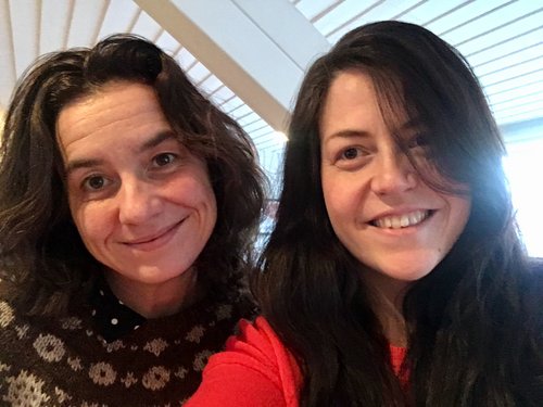 Auður og Bára Huld