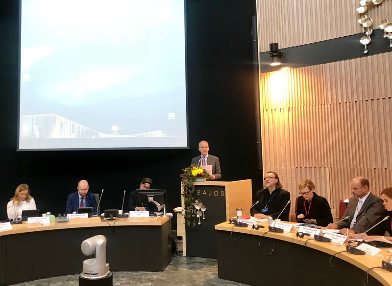 Af þingmannaráðstefnu norðurslóða í Inari árið 2018. Mynd: Arna Bang.