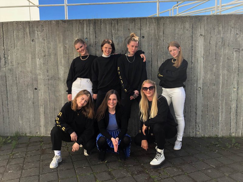 Katrín Jakobsdóttir og Reykjavíkurdætur Mynd: Forsætisráðuneytið