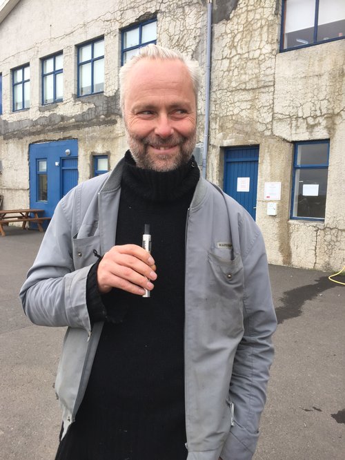 Verksmiðjustjórinn Gústav Geir Bollason