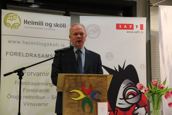 Illugi Gunnarsson, mennta- og menningarmálaráðherra.