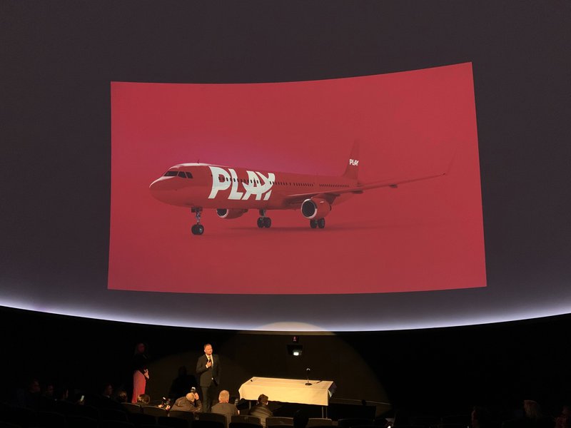 Frá blaðamannafundi Play haustið 2019. Mynd: Bára Huld Beck.