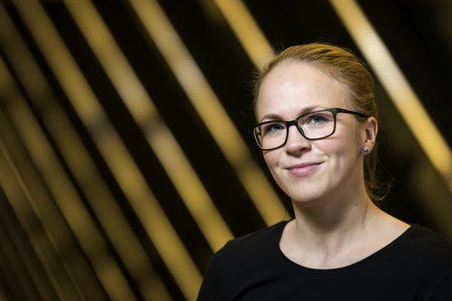 Edda Elísabet Magnúsdóttir, sjávar- og atferlisvistfræðingur. Mynd: Kristinn Ingvarsson/Háskóli Íslands