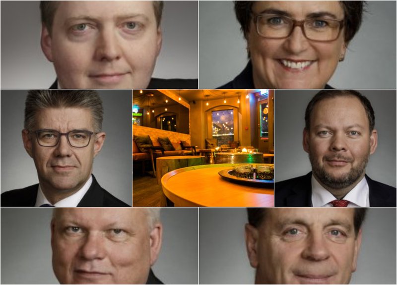 Þingmennirnir sem komu við sögu í Klaustursmálinu.