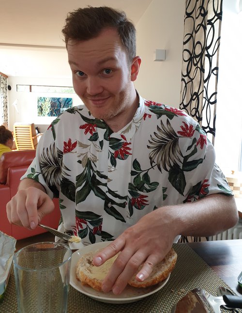 Kolbeinn missti algjörlega allt bragð- og lyktarskyn í upphafi veikindanna. Mynd: Aðsend