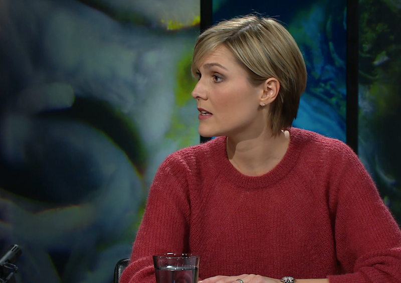 Kristrún Frostadóttir, annars oddviti Samfylkingarinnar í Reykjavík. Mynd: Skjáskot/RÚV