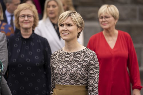 Kristrún Frostadóttir formaður Samfylkingar. Mynd: Eyþór Árnason