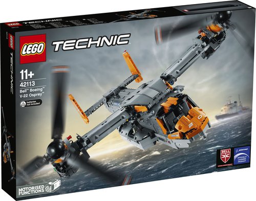 Stríðstólið Osprey í Lego-búningi.